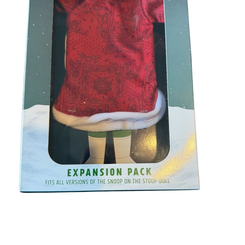 Snoop On The Stoop Expansion Pack Red Hoodie & Teddy Bear Outfit Christmas Doll - Picture 3 of 4